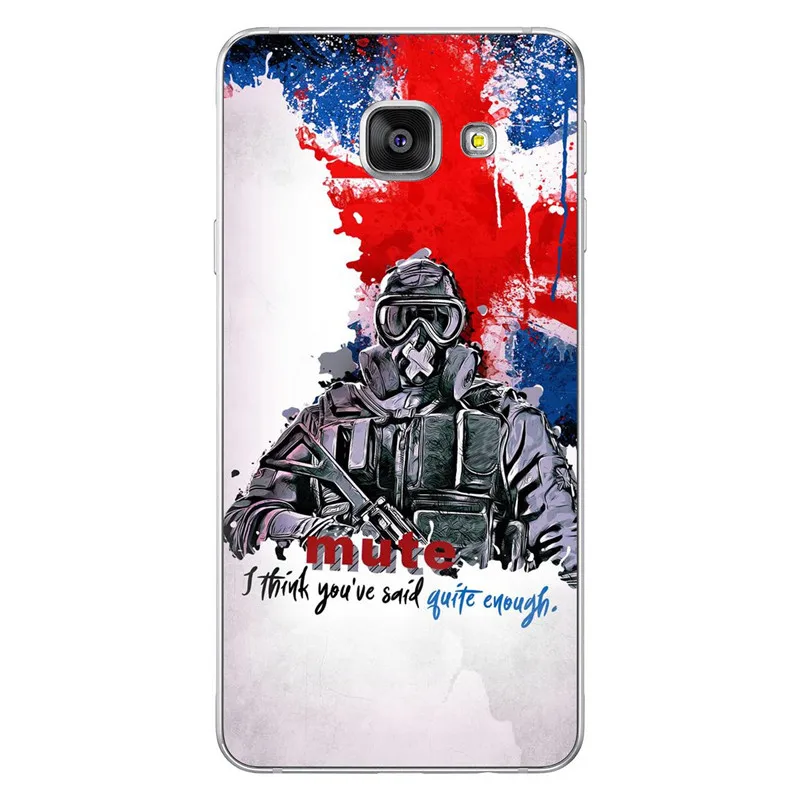 Чехлы для телефонов rainbow six siege чехлы Samsung S3 S5 S6 S6Edge S7 S7Edge S8 S8Plus S9 S9Plus Note 2 3 4 6 8 9 Лучший
