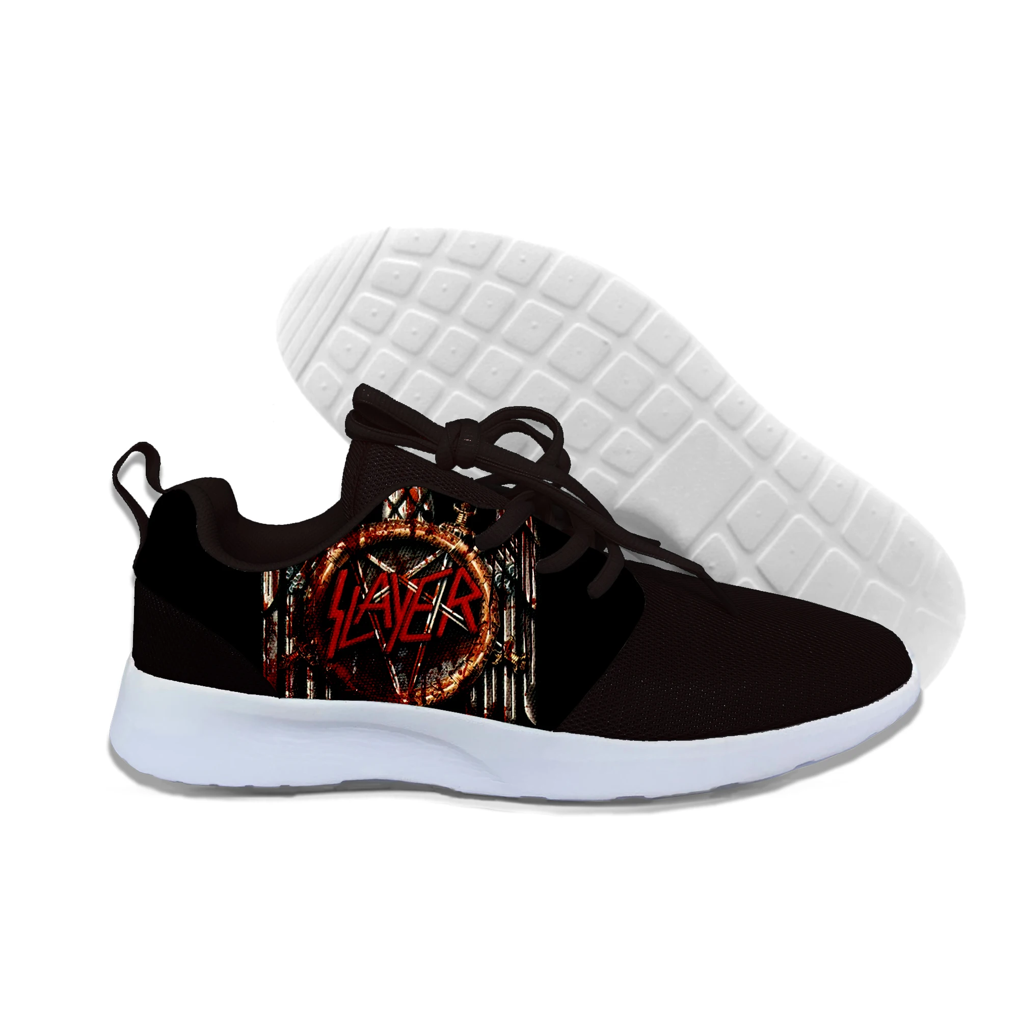 2019 hot fashion metal band Slayer 3D casual shoes for men/women high quality Harajuku printing Sneakers | Обувь