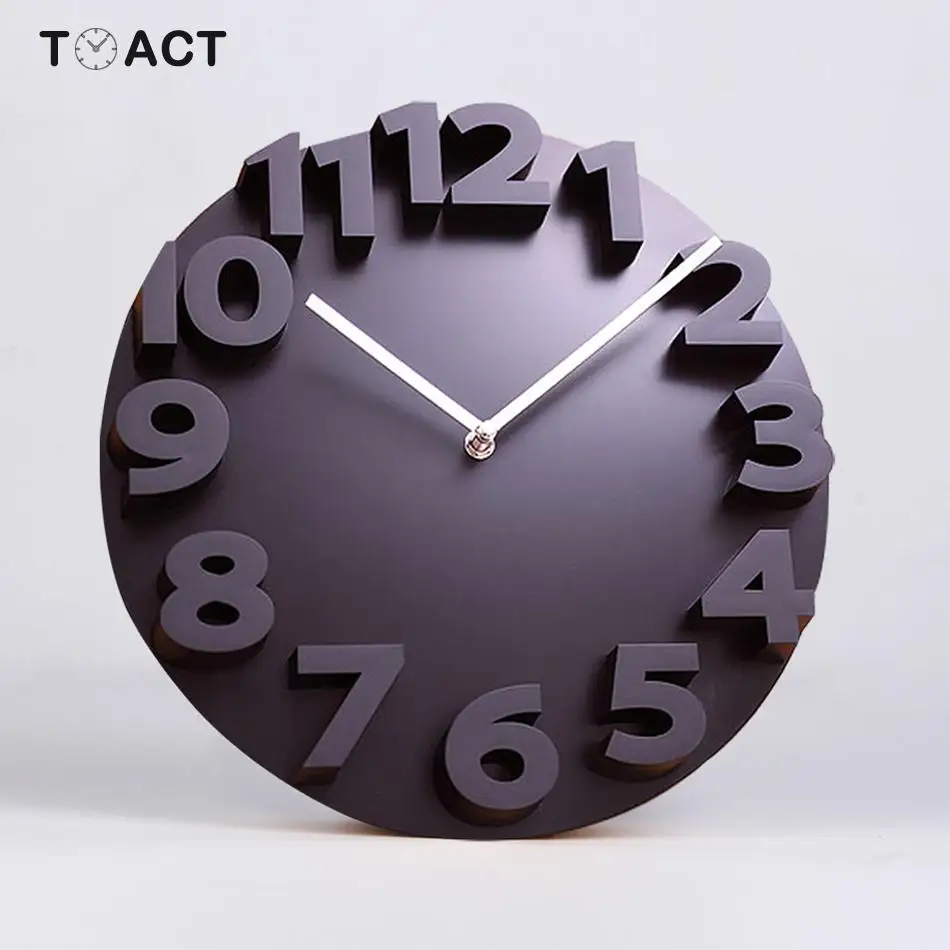 3D настенные часы большого размера кухонные современный дизайн скандинавские для