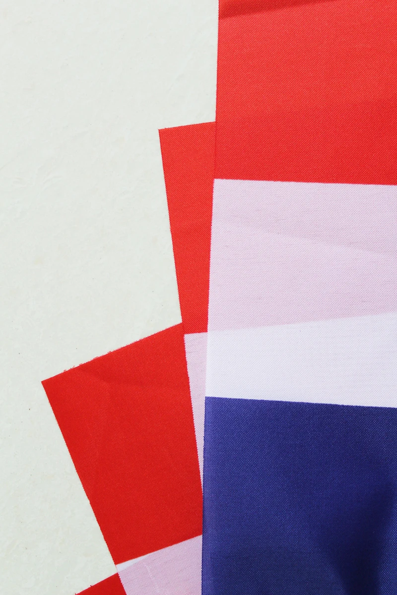 

12 pieces a dozen of France hand flags not fade 100D polyester national flags with plastic flagpoles