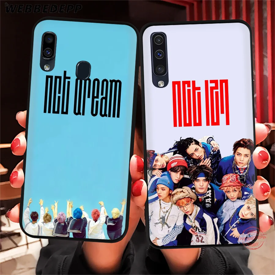 WEBBEDEPP NCT 127 Kpop мальчик Группа мягкий чехол для телефона с изображением цветов Samsung