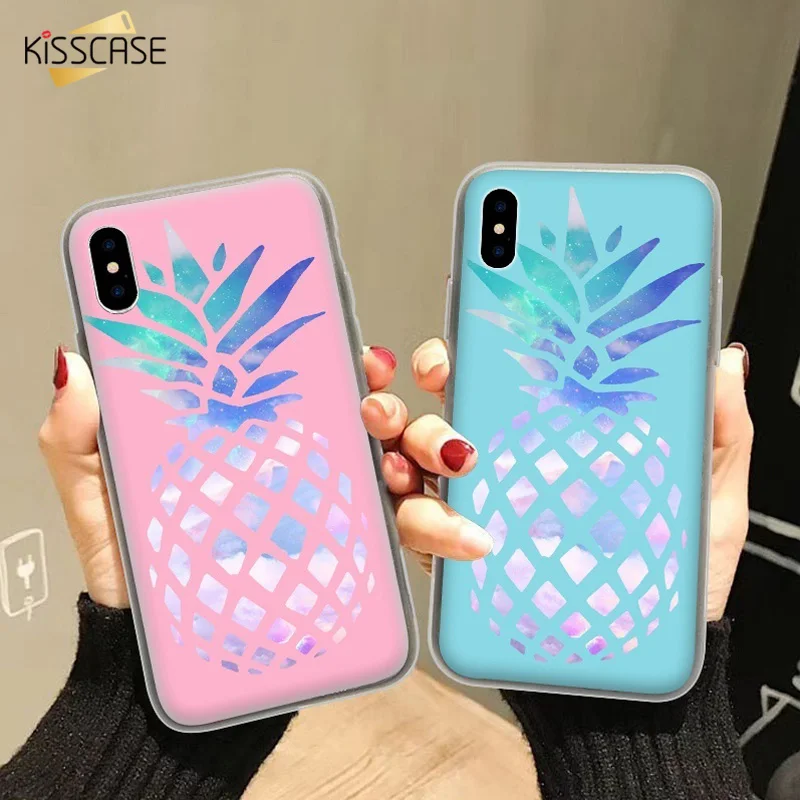 KISSCASE ананас ТПУ ультра тонкий чехол для телефона Redmi 5plus Note 4X Мягкий силиконовый