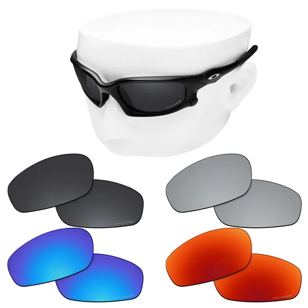 4 Pairs OOWLIT Анти-Царапины замена линз для-Оукли сплит куртка OO9099 гравированные поляризованные солнцезащитные очки - Цвет линз: 4 Pairs