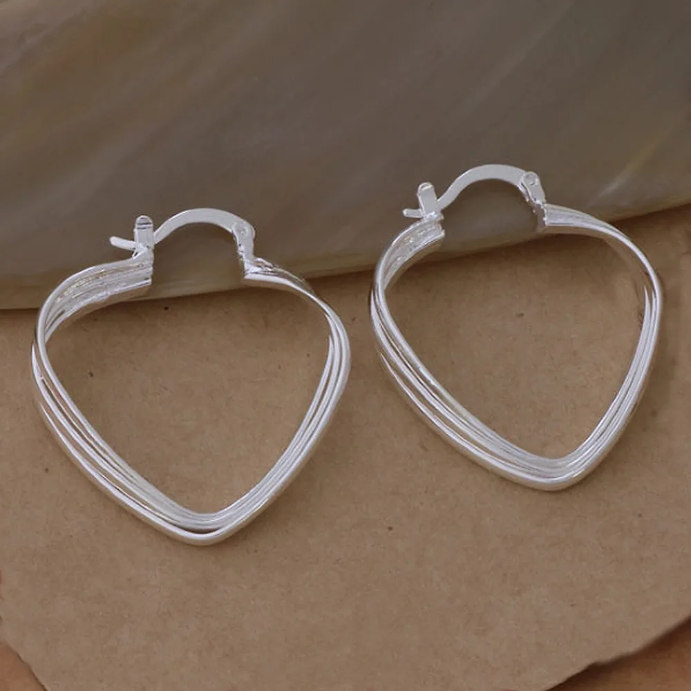 Модный бренд 925 Твердые серебряные ювелирные изделия Для женщин Серебряное