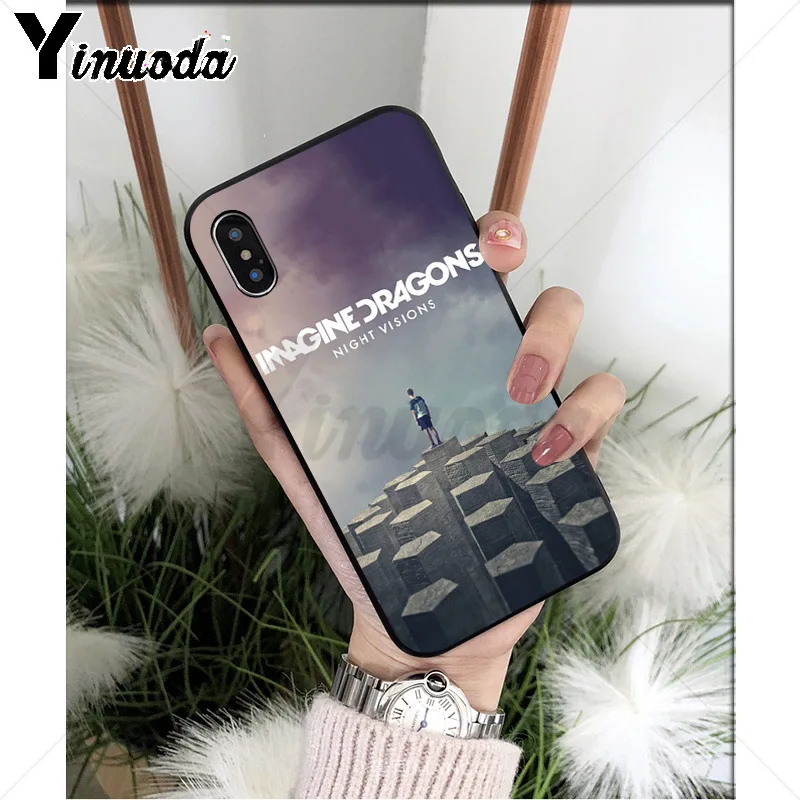 Yinuoda imagine Dragon TPU Мягкий силиконовый чехол для телефона, чехол для Apple iPhone 8 7 6 6S Plus X XS MAX 5 5S SE XR мобильных телефонов