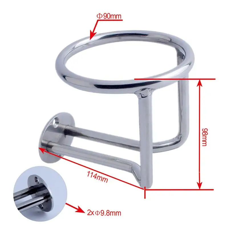 Кольцо подставка для напитков из нержавеющей стали полированный лодок яхт