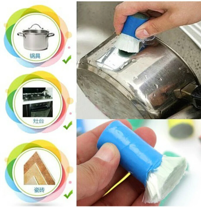 2 шт./набор щетки для горячей чистки кухонная посуда из нержавеющей стали газовая