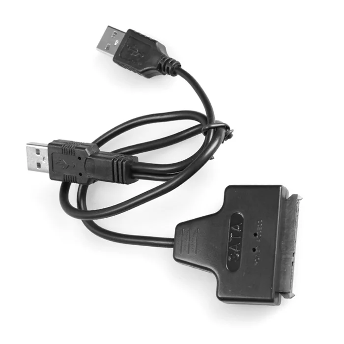 Новый USB 2 0 для SATA 7 + 15 Pin 22Pin Кабель адаптер 5 дюймового жесткого диска SATA| |