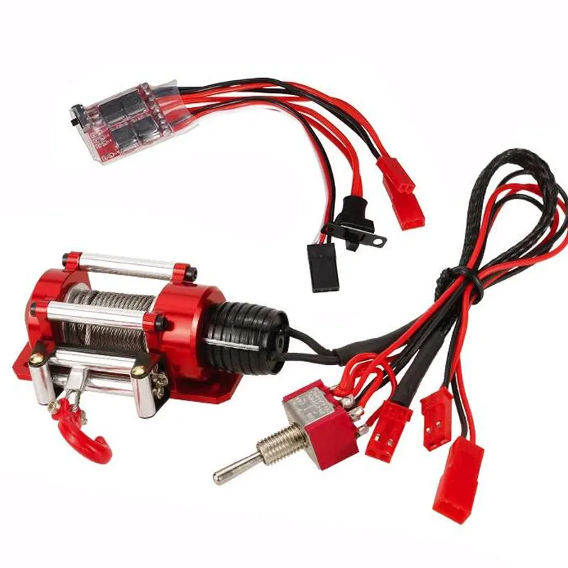 1/10 RC грузовик лебедки w/30A ESC для Traxxas HSP Redcat HPI TAMIYA CC01 осевой SCX10 RC4WD D90 Рок
