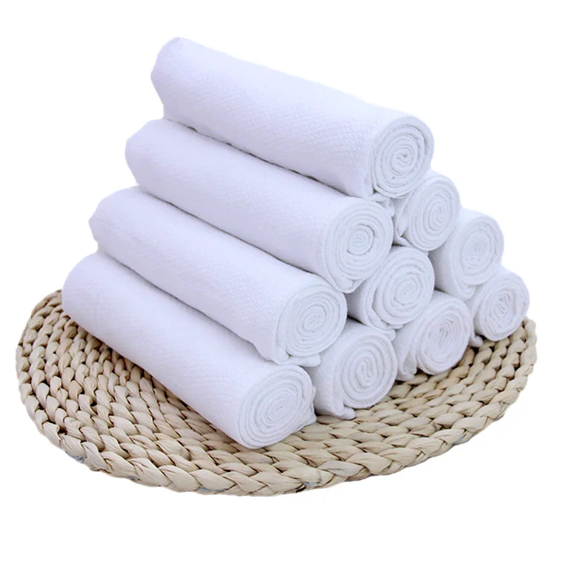 5 Pieces Baby Nappy 50*65 Cm Newborn Bamboo Muslin Cotton Reusable Diapers Repeated Use Gauze Cloth Nappy