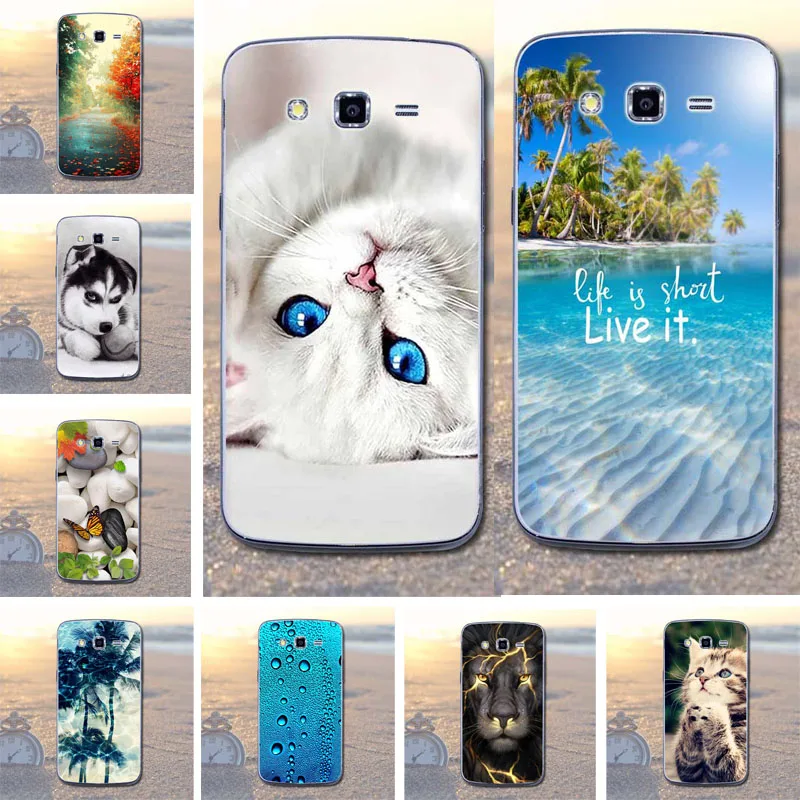 Чехол с рисунком для Samsung Galaxy Grand 2 G7106 G7102 мягкий чехол из ТПУ чехлы G7108 G7109 7106 7018 7102 |
