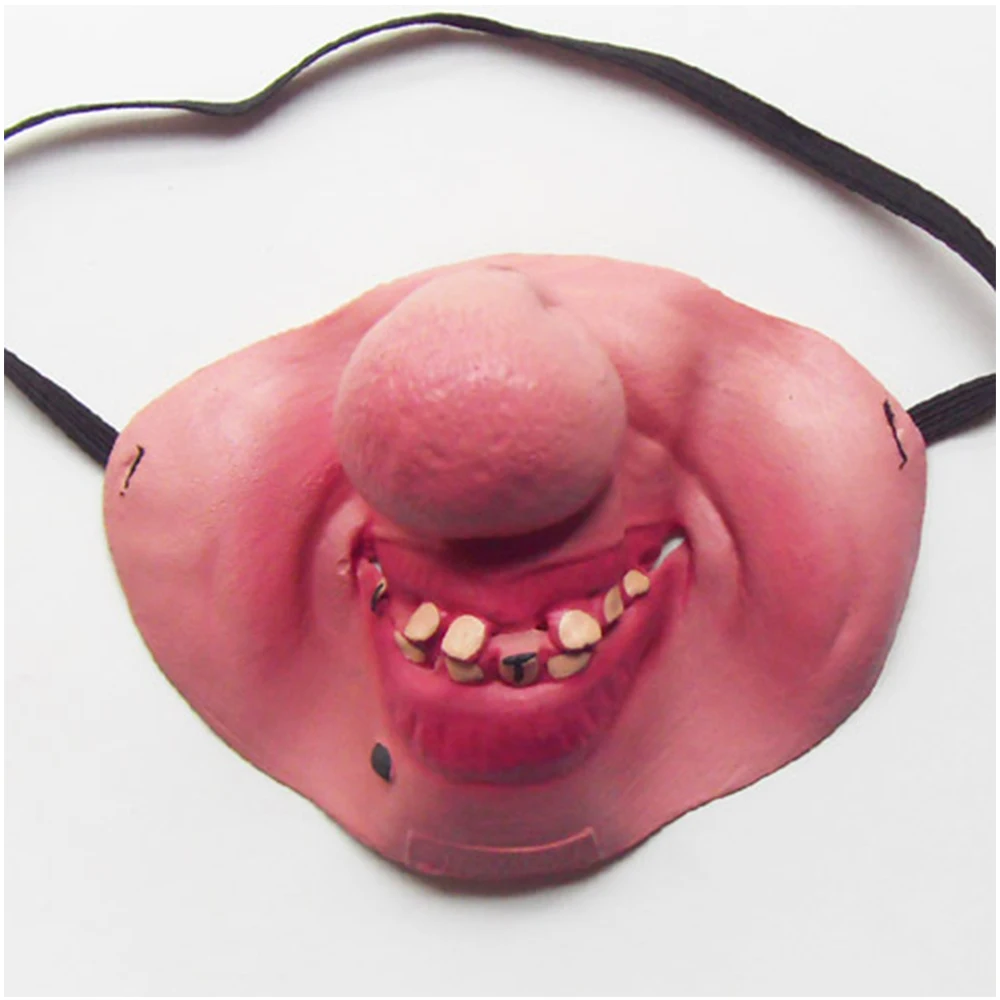 Маска для украшения Хэллоуина забавная силиконовая маска полукосплей с маской