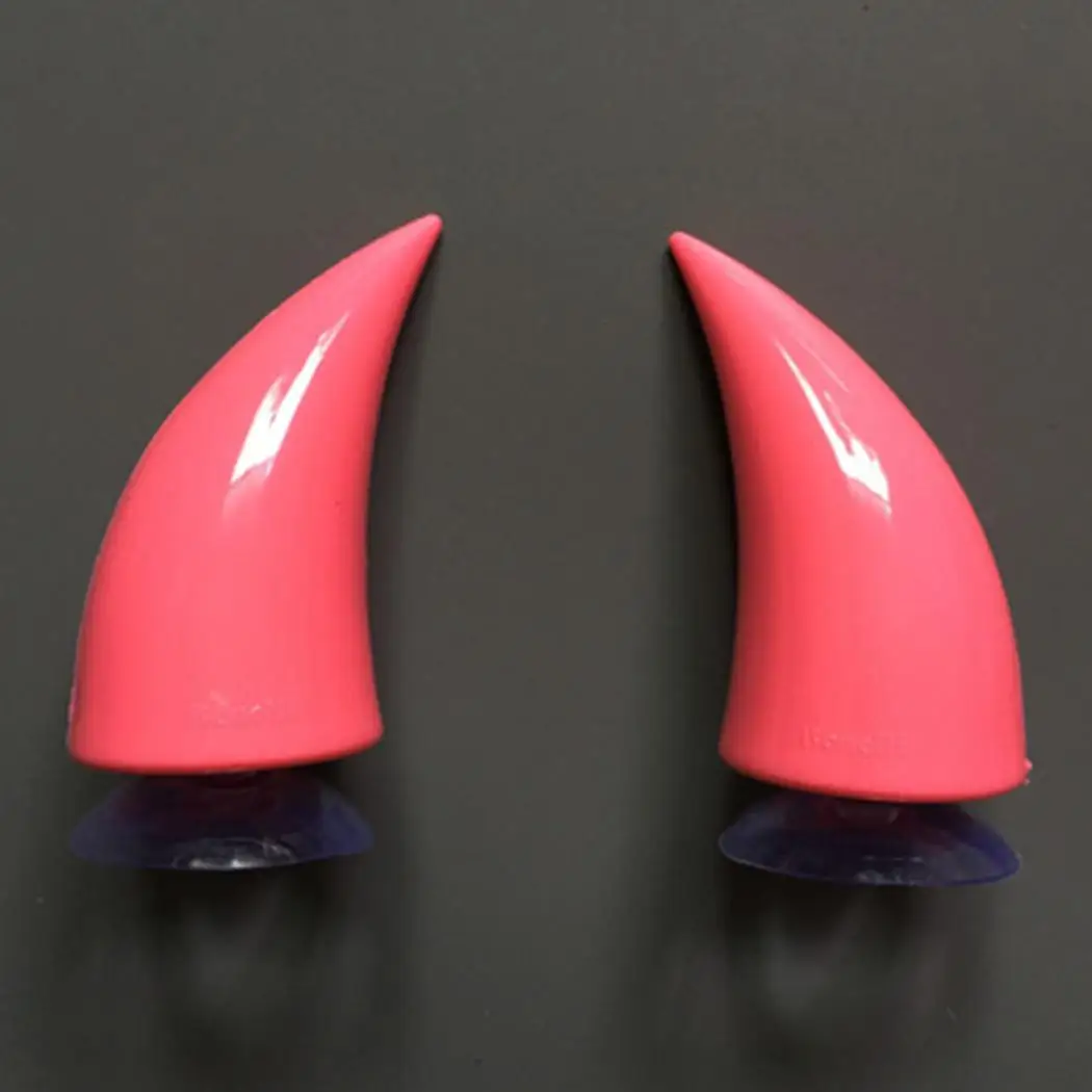 1 шт. аксессуары для мотоциклетного шлема на присосках многоцветные рога дьявола