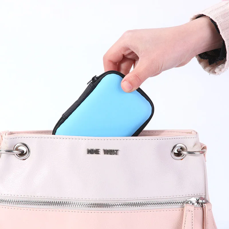 Портативная сумка для хранения наушников цифровая USB коробочка для кабеля наушников дорожные электронные аксессуары мини Кабельный органайзер сумка Переносной жесткий футляр