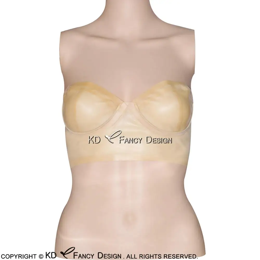 Розовые повязки на голову без бретелек сексуальный латексный бюстгальтер