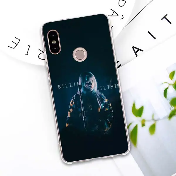 Силиконовый чехол Singer Star Billie Eilish для Xiaomi mi 9 8 A2 Lite Play mi x3 Red mi 6 6A Note 6Pro 7 Pro мягкий чехол для телефона из ТПУ - Цвет: 14