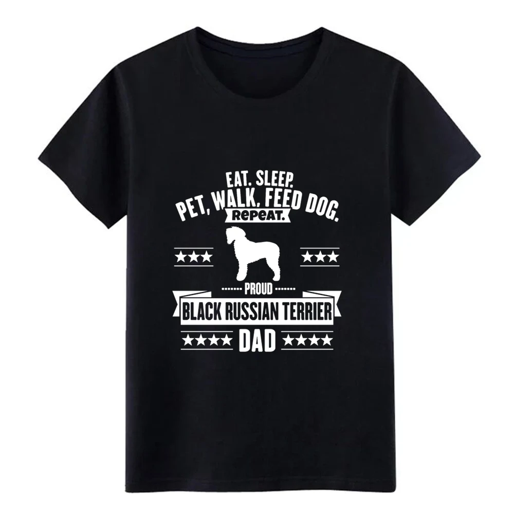 Черная русская t errier dog owner terrier dad gift shirt дизайнерская хлопковая тонкая модная