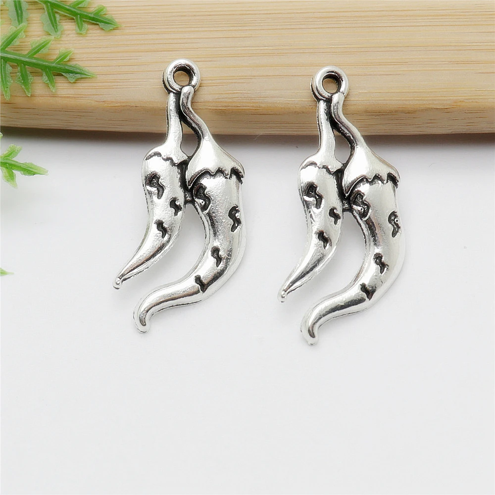 Оптовая продажа 65 шт./лот chili Charms Винтажные Ювелирные изделия фурнитура подходят