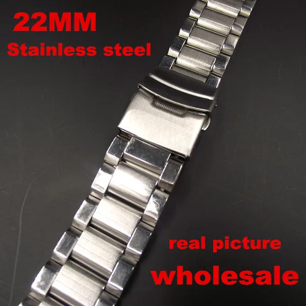Ремешок из нержавеющей стали для наручных часов 22 мм 1 шт.|watch strap stainless steel|watch wrist