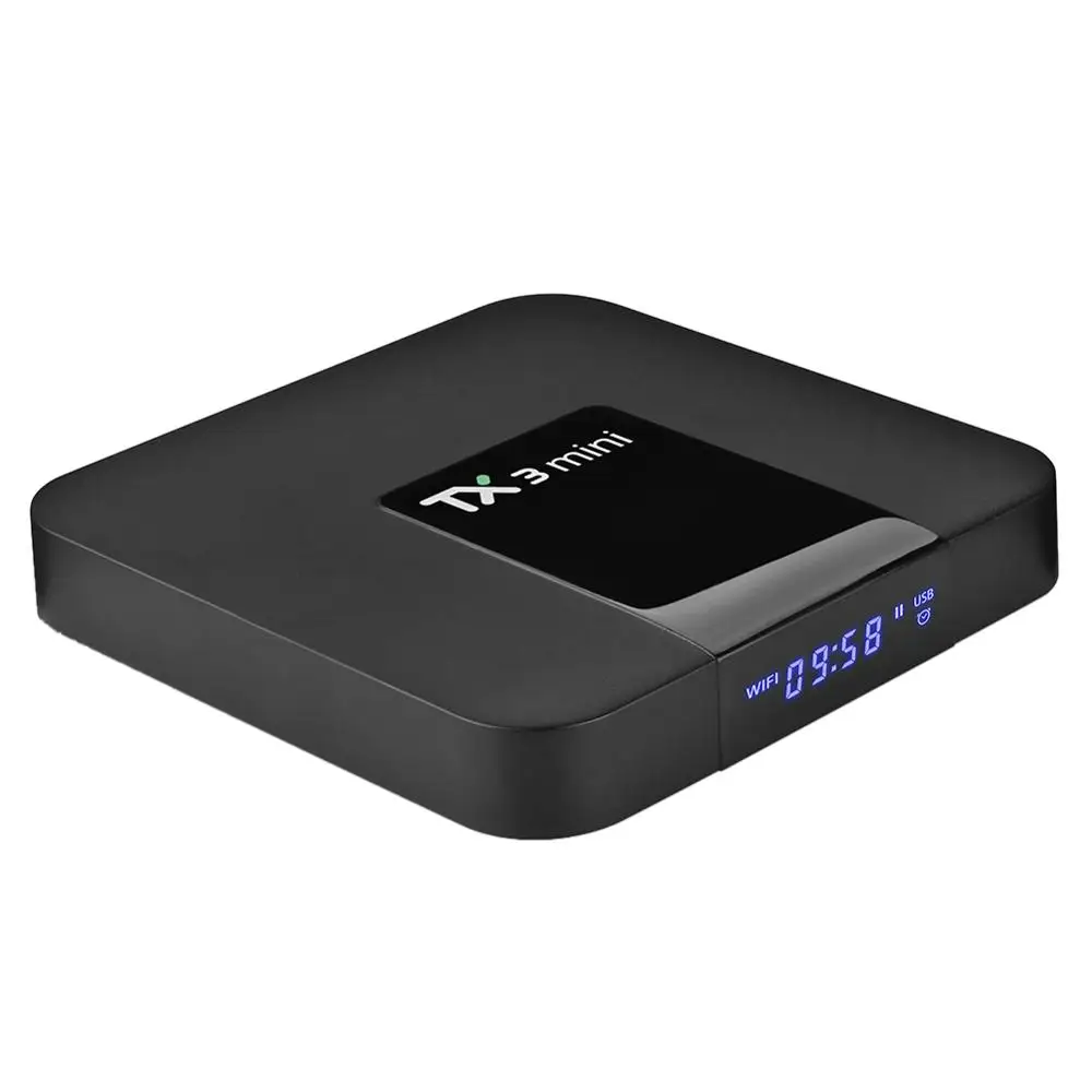 TX3 Мини ТВ приставка 1+ 8/2+ 16G WiFi 2,4G Android 7,1 BT4.0 Amlogic S905W Четырехъядерный 4K телеприставка ЕС/США/Австралия/Великобритания Plug домашний медиаплеер
