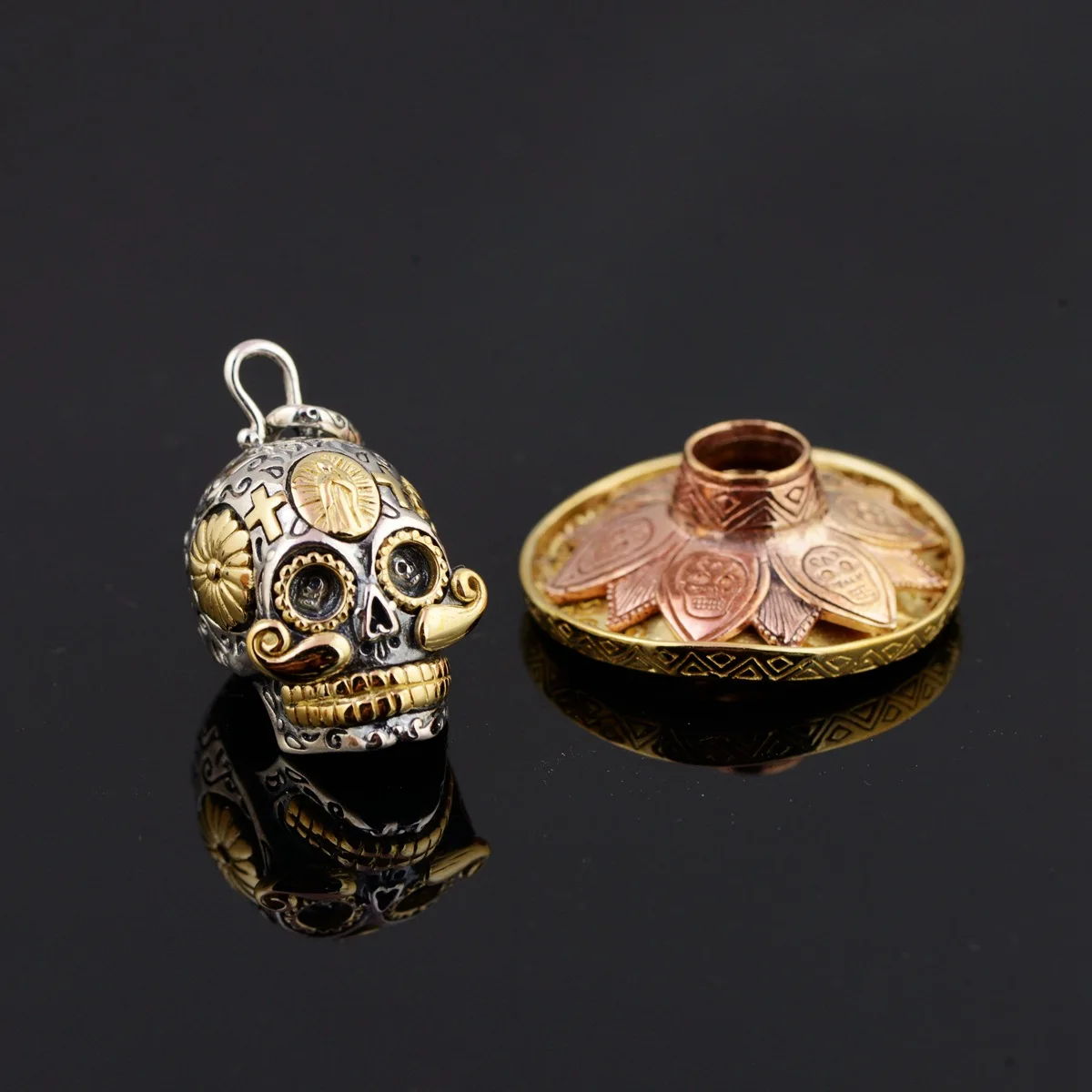 Мужская подвеска в стиле панк MetJakt винтажная Подвеска из стерлингового серебра 925