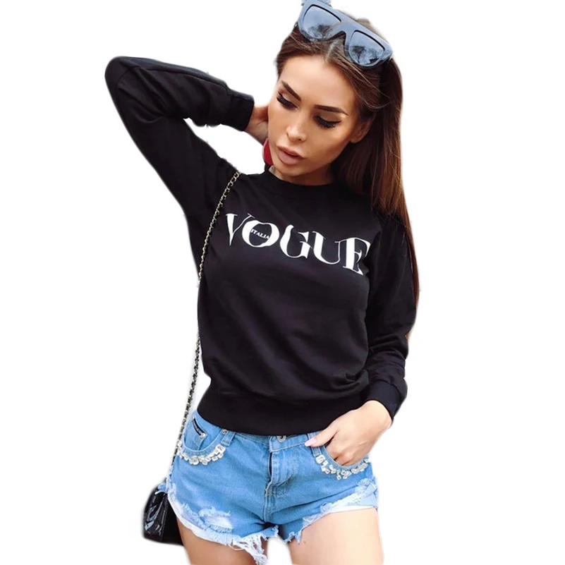 Женская толстовка с капюшоном длинным рукавом и круглым вырезом | одежда