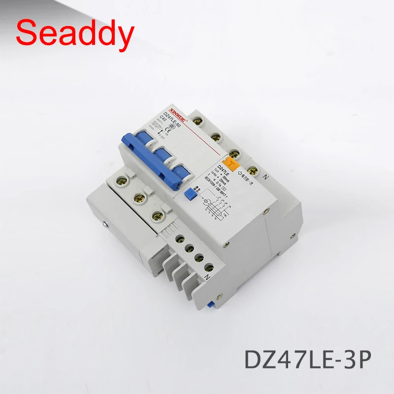 DZ47LE 3P + N 63A 400V ~ 50 HZ/60 HZ автоматический выключатель остаточного тока с защитой от
