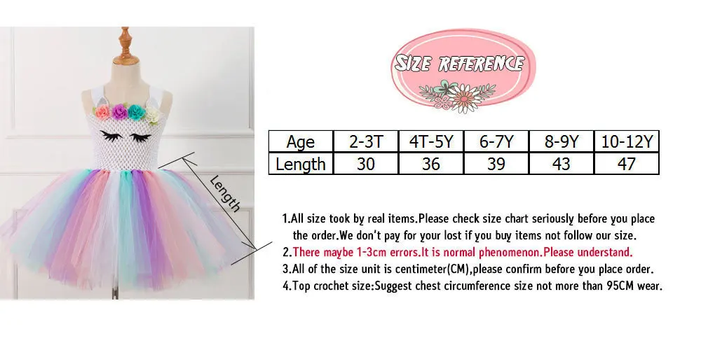 Радужный костюм единорога принцесса пачка Хэллоуин косплей необычная вечерние