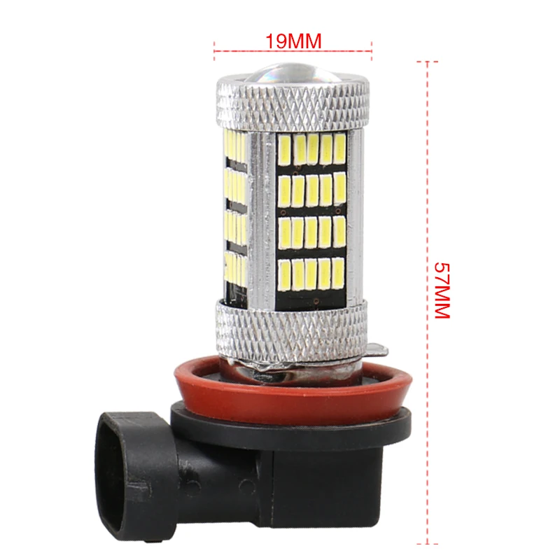 2 шт. H8 H11 4014 92smd супер яркий светодиодный Противотуманные фары Дневные Фары