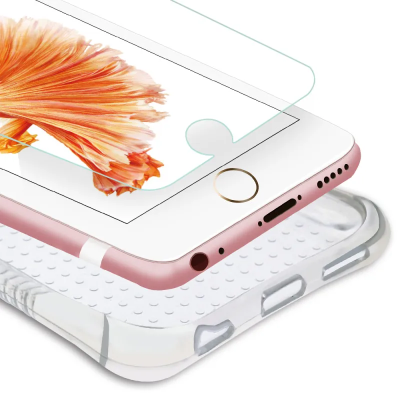 Baixin для iPhone 7 телефона TPU полная воздушная подушка защитный чехол противоударный +