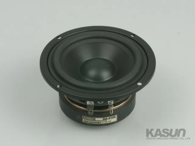 2 шт. Kasun QA-4100 4 ''Среднечастотный динамик ПП Конус средний-НЧ-динамик круглая рамка мощная ручка 80 Вт