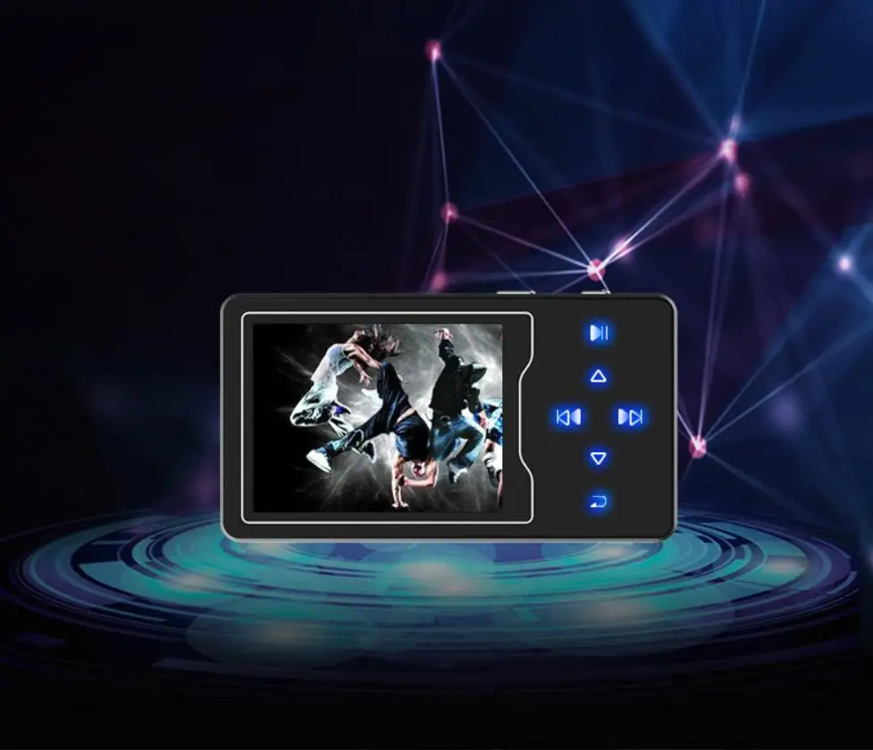 Металлический MP3 плеер RUIZU D08 8 ГБ 2 4 дюйма HD большой экран HIFI без потерь звук FM