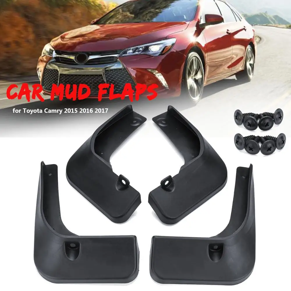 4 шт. автомобиль колесных арок ДЛЯ Toyota Camry 2015 2016 2017 Брызговики аксессуары |