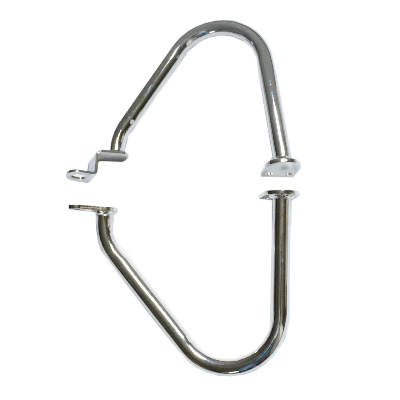 Хромированная передняя защита двигателя мотоцикла от столкновения на шоссе для