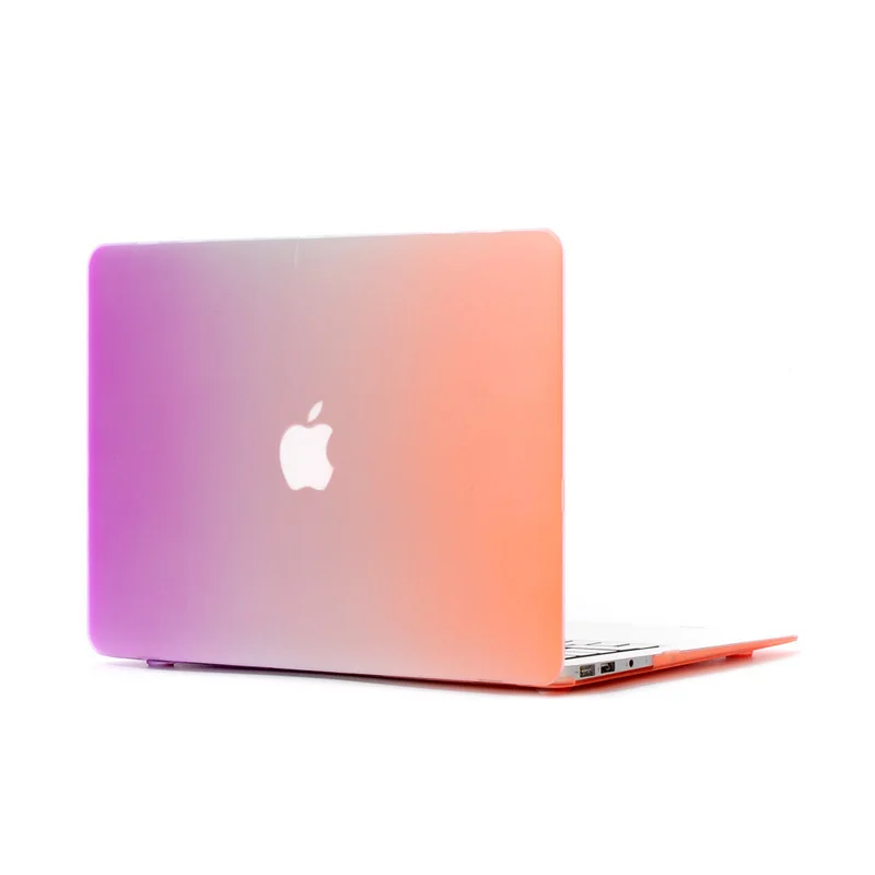 Матовый Радужный жесткий защитный чехол для ноутбука MacBook Air 11 Pro 13/15 дюймов с