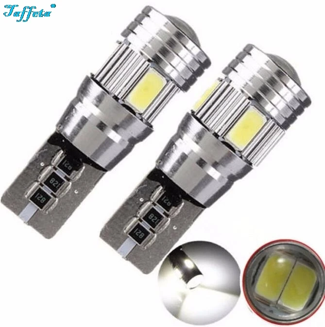 10 шт х T10 501 194 W5W 5630 Светодиодный 6 SMD HID CANBUS ERROR FREE автомобиля клиновидные боковые