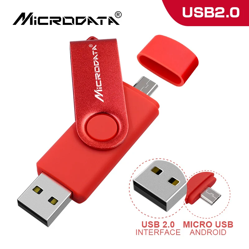 Многоцветные высокоскоростные флеш-накопители OTG USB 64 Гб 128 ГБ 8 16 32 флешки usb 2 0 для