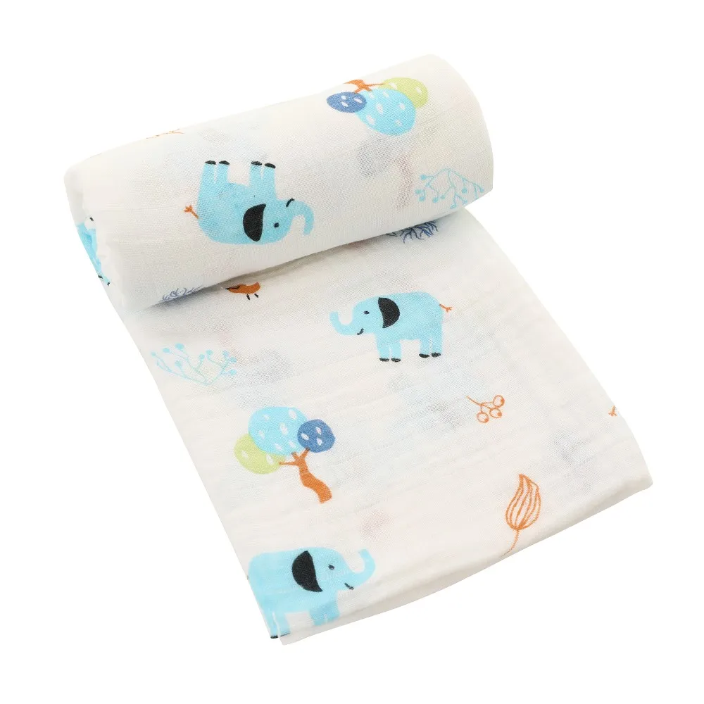 SMA0004 EGMAOBABY/1 шт., хлопок, детские пеленки, мягкие одеяла для новорожденных, для ванной, марля, Детская накидка, спальный мешок, чехол для коляски, игровой коврик - Цвет: SMA0004
