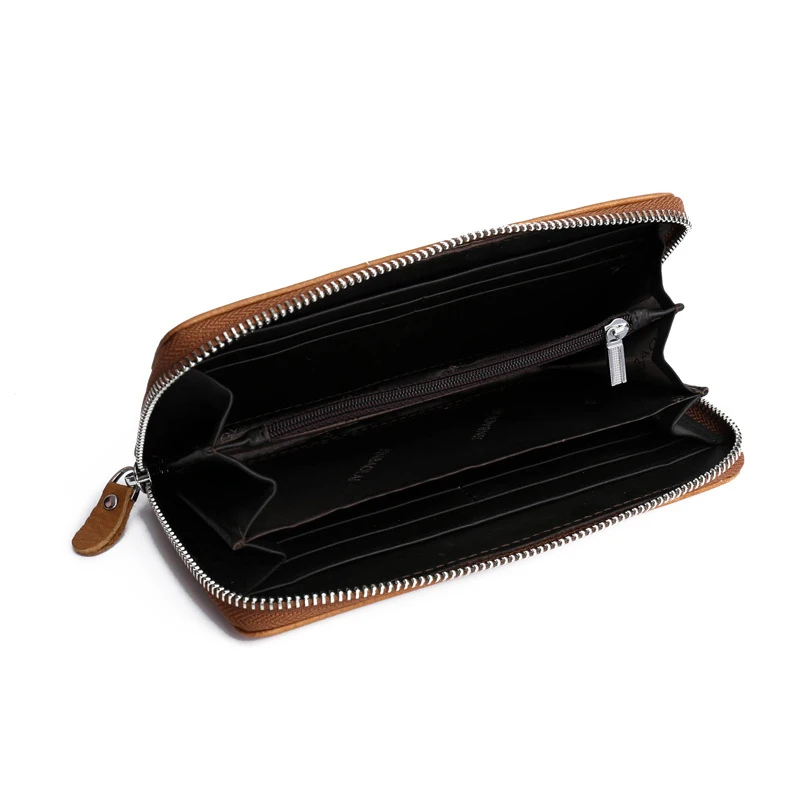 Мужской кошелек из натуральной кожи повседневный роскошный мужской воловьей