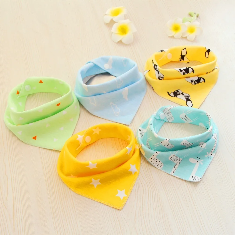 Детские нагрудники для мальчиков 5 шт. трикотажная ткань кормления тканевый