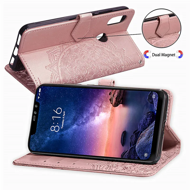 Чехол-книжка для Xiaomi Redmi Note 6 Pro, кожаный чехол-бумажник для Xiomi, Xiaomi Redmi Note 6, чехол для телефона s, для Xiaomi Redmi 6, Note 6 Pro