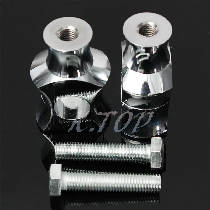 Хромированный 1 дюйм 25 мм зажим для Руля Мотоцикла шорты стояк Harley Cruisers Bobber Chopper