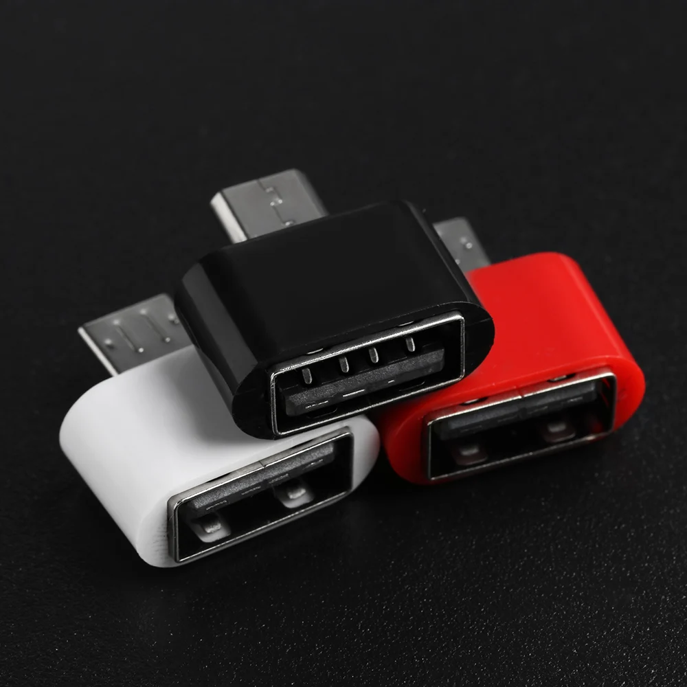 1 шт. Новый портативный полезный Micro USB мужчина к 2 0 Женский адаптер OTG конвертер