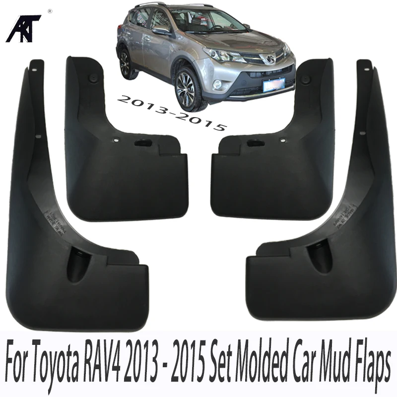 Грязеоткидной клапан для Toyota RAV4 2013 2015 комплект Литые Автомобильные Брызговики