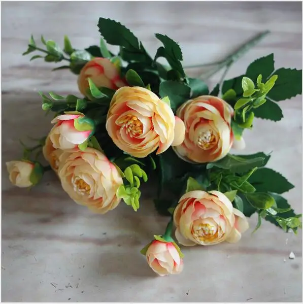 4 шт. 6 вилок Весенняя Роза|decorative flowers|simulation flowersroom decor flowers |