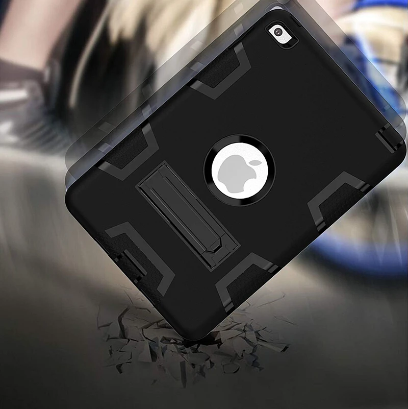 Shookproof Чехол для ipad mini 4 дети Безопасный Heavy Duty Силиконовый Футляр чехол-подставка