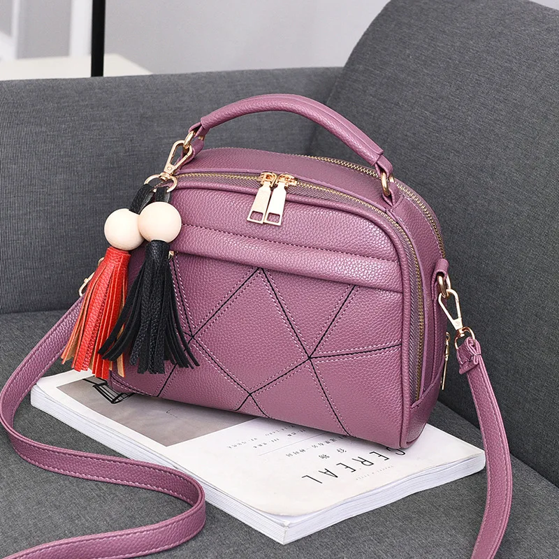 2018 модная женская сумка через плечо модные сумки с кисточками высокого качества