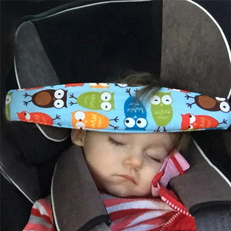 Детский фиксатор головы во время сна регулируемый ремень крепления для