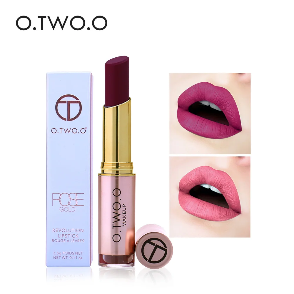 Матовая губная помада водостойкая бархатная долговечная для макияжа губ цветная