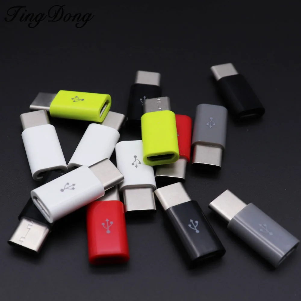 TingDong 50 шт. USB 3 1 C Type папа к Micro Женский адаптер конвертер|Переходники и адаптеры| |